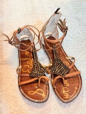 Sam Edelman Brown Gladiator Sandals